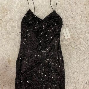 Black sparkly dress
